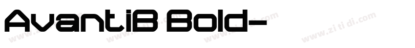 AvantiB Bold字体转换